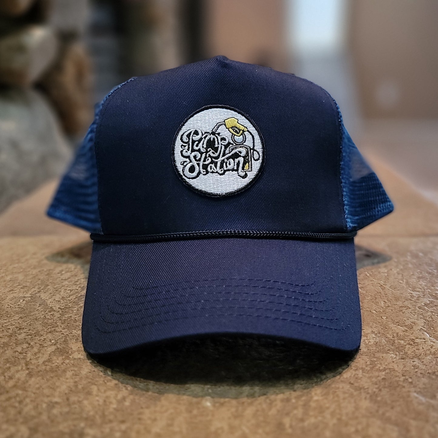 Pump Station Patch Hat - Blue