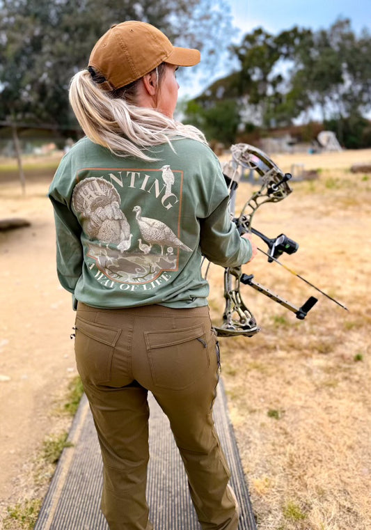 Hunting Life Long Sleeve - Green